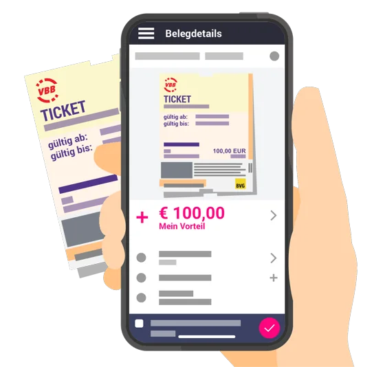 ÖPNV Ticket mit der billyard App scannen