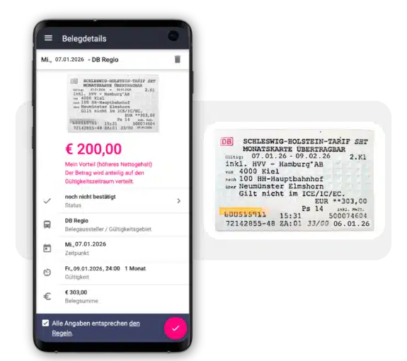Mit dem Deutschlandticket Mitarbeitende unterstützen.