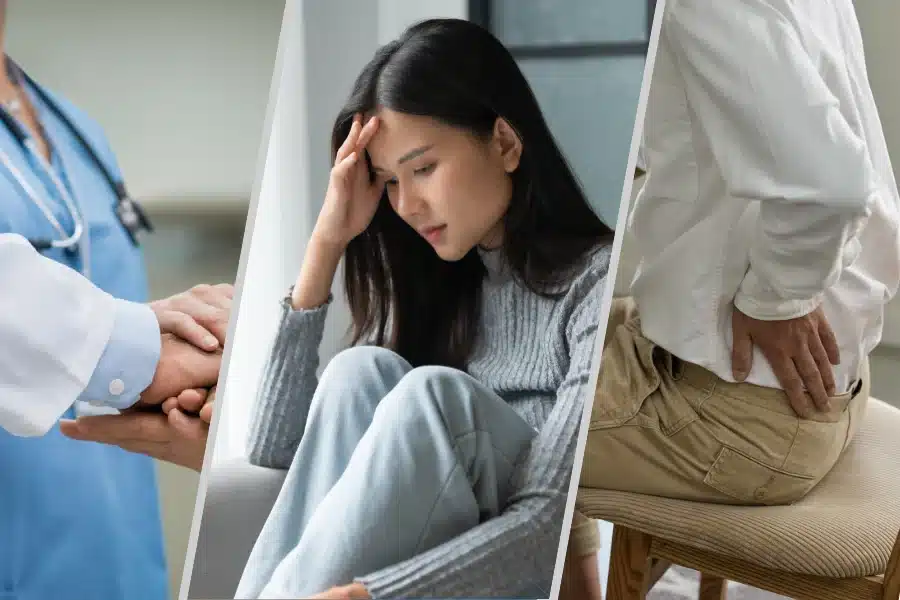 Essenszuschuss: eine Frau kauft im Supermarkt ein.