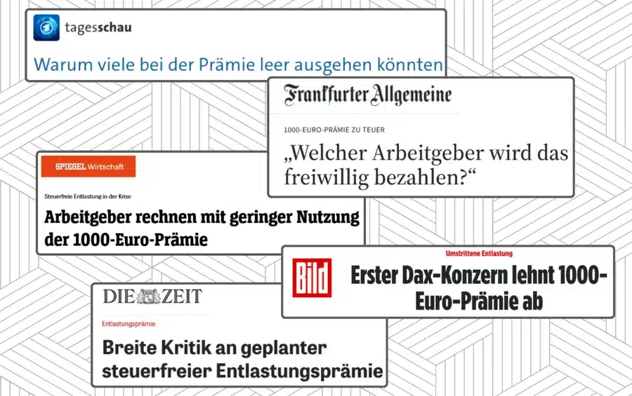 HR-Team bespricht Gehalt und Energie-Entlastungsprämie 2026 im Büro